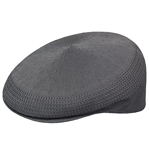 Kangol Tropic 504 Ventair Flat Cap for Men and Women, Medium, Charcoal - Image 3