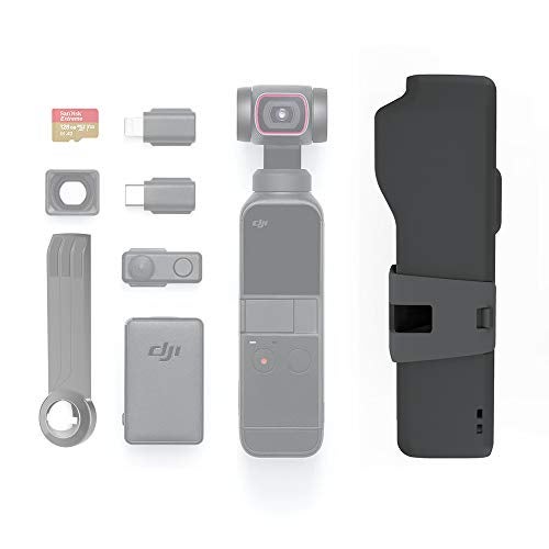 RCGEEK Protect Case Compatible with DJI Osmo Pocket 2 with Extra Spare TF Card Slot Portable Hard OSMO Pocket 2 Carrying Case Storage Box with Lanyard Plastic Holder Storage Protector Cover - Image 5