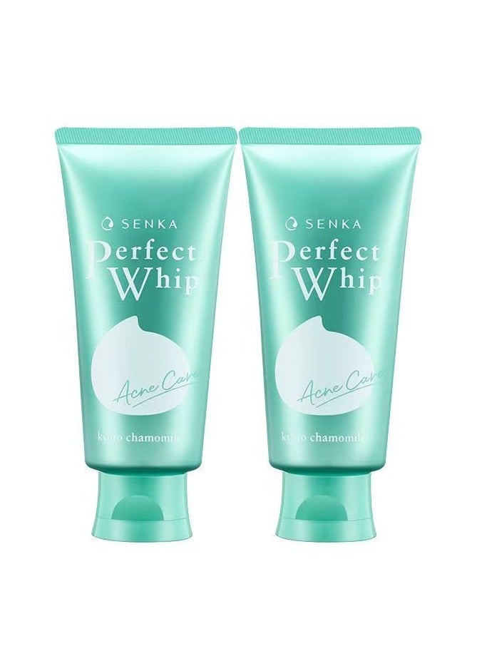 Senka SENKA Perfect Whip Acne Care - Facial Wash 100g, Pack of 2  - Image 1