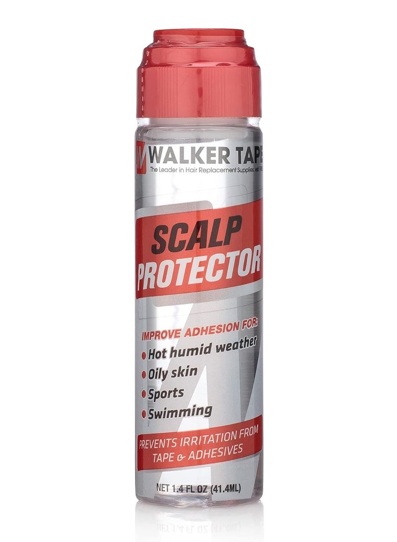 Walker Tape Scalp Care Protector - Easy to Apply Clear Liquid Kit - Waterproof for Longer Sport Use - Works with Adhesive Tape or Glue for Lace Wig or - 1.4 oz