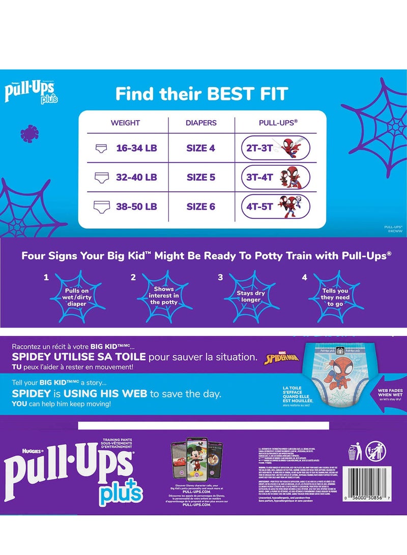 HUGGIES Pull-Ups Plus Training Pants For Boys Exclusive Marvel Spider Man Designs 2T to 3T /8-15 kg / Pack of 128  - Image 4