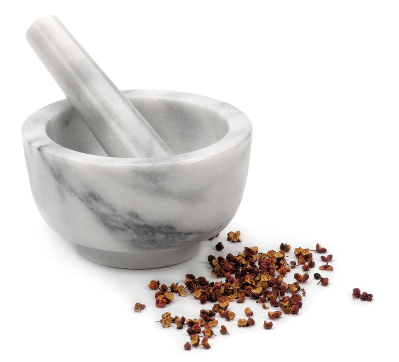 RSVP International RSVP White Marble Mortar and Pestle