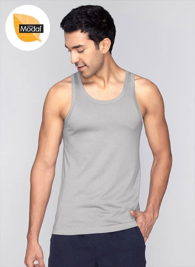 اكس واي اكس اكس Cotton Modal Sleeveless Vest by Styli