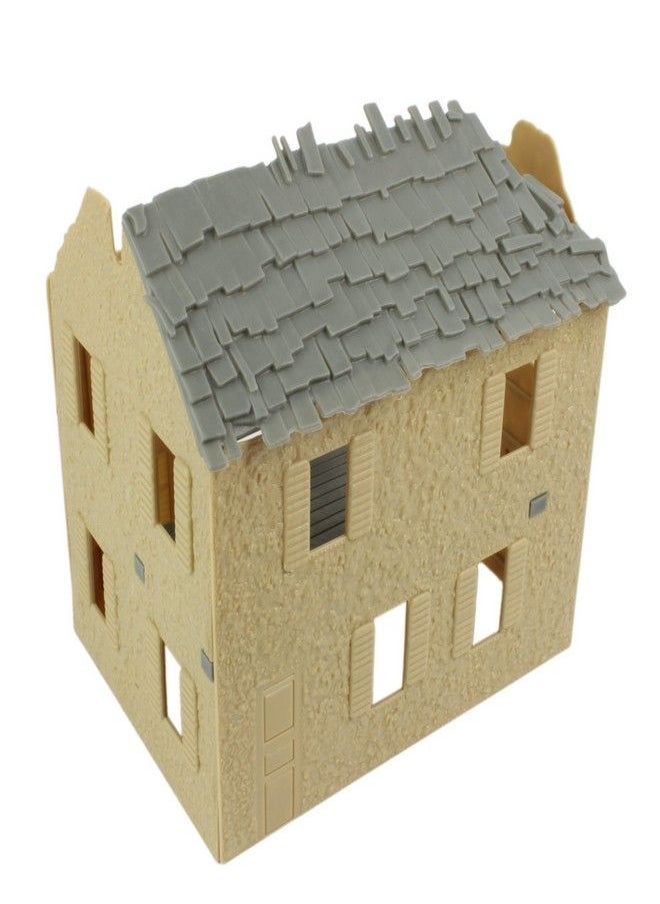 BMC Toys BMC WW2 Bombed French Farm House - Plastic Army Men Playset Accessory  - Image 1