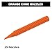 Albion Engineering Company 235325 Pack Cone Nozzle for Albion Professional Line Caulking Guns Orange Pack of 25 - Image 2