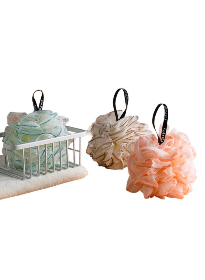 SANLI Towel Bath Ball Colorful Bath Sponge 50g Exfoliating Bath Scrubber Back Scrubber Bath Ball Bathing Supplies - Image 3
