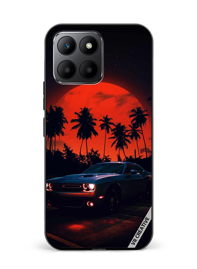 VR CREATIVE Protective Case Cover For Honor 70 Lite Vintage Car Design Multicolour - Image 1