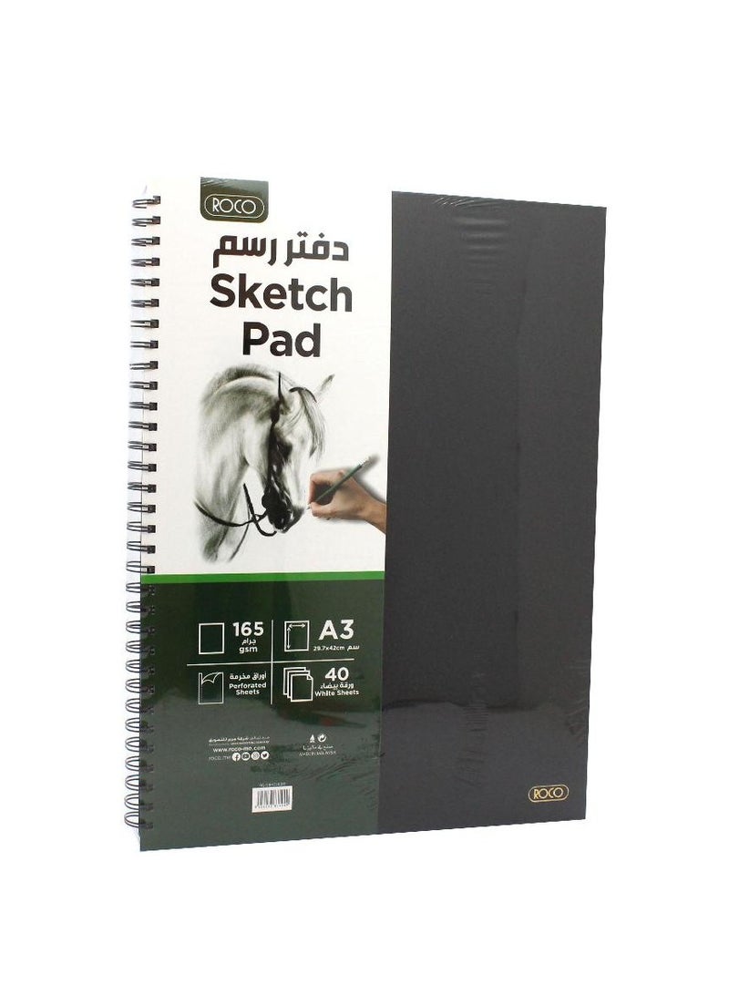 ROCO Sketch Book 165 gsm A3  - Image 1