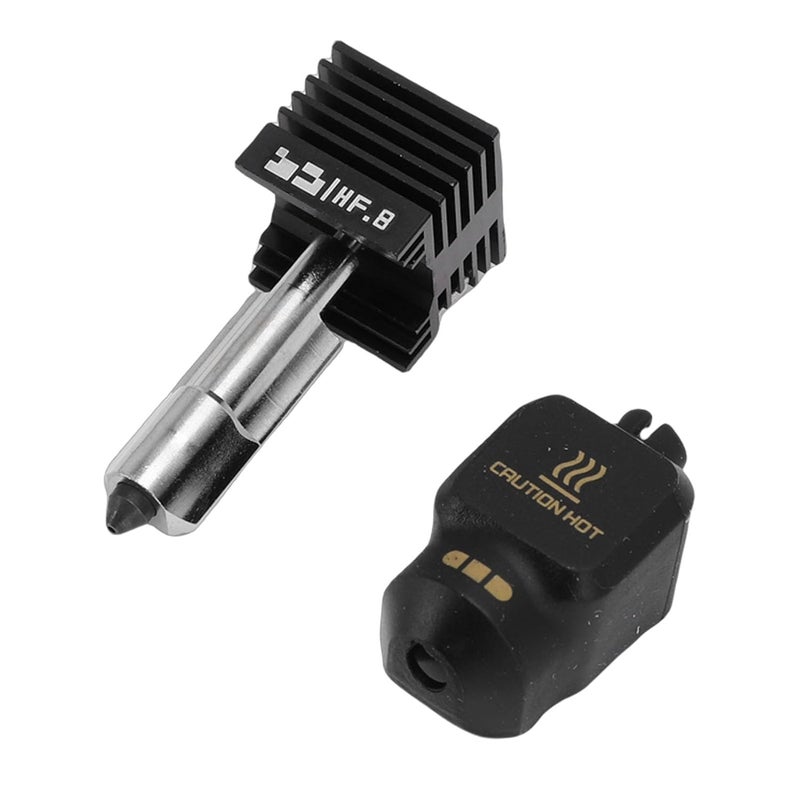 Yctze 3D Printer Hotend, All Metal Print Head with Hardened Steel Nozzle, Hotend for Lab P 2S High Flowrate 0.8mm Extruder Parts - Image 3