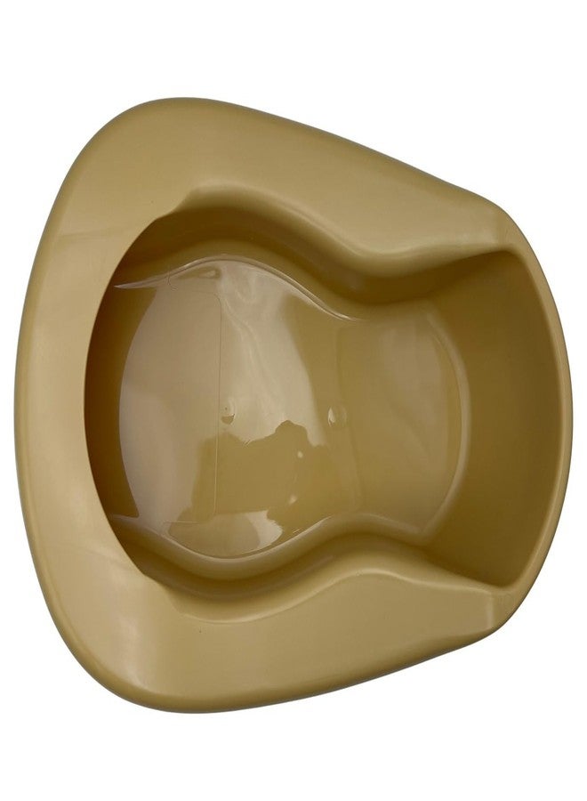 Comfort Axis Heavy Duty Comfortable Plastic Pontoon Style Gold Bedpan for Adults Elderly Bedridden Patients (Pack of 2) - Image 4