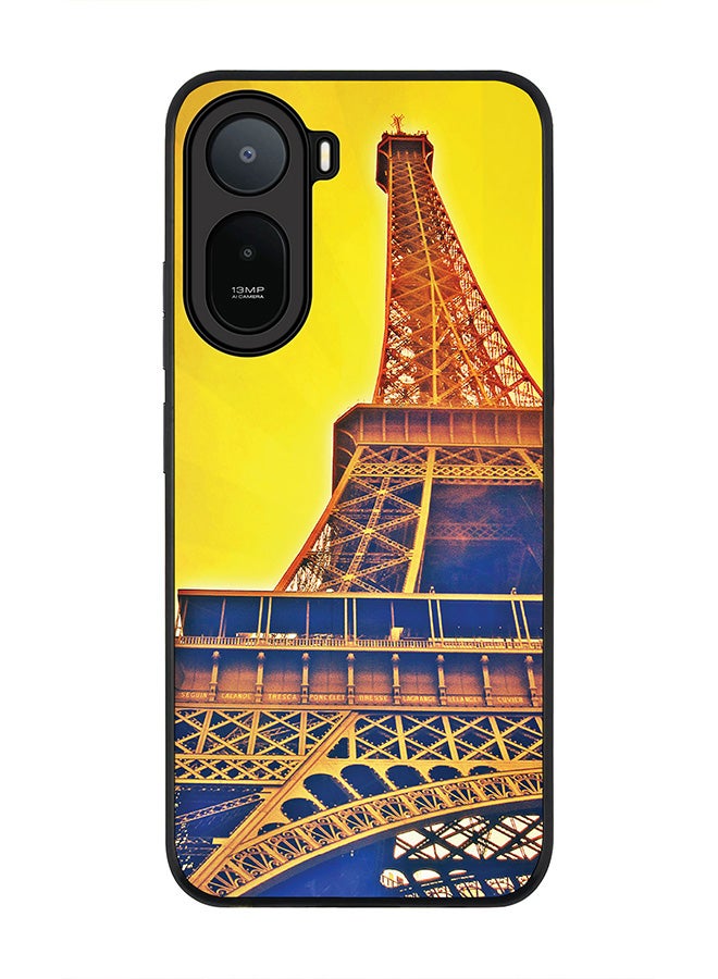 Stylizedd Rugged Case for Xiaomi Redmi A7 Pro 4G / Poco C81 / Poco C81 Pro / Poco C85x 5G- Slim Fit Hybrid Rubber Cover Paris Heights