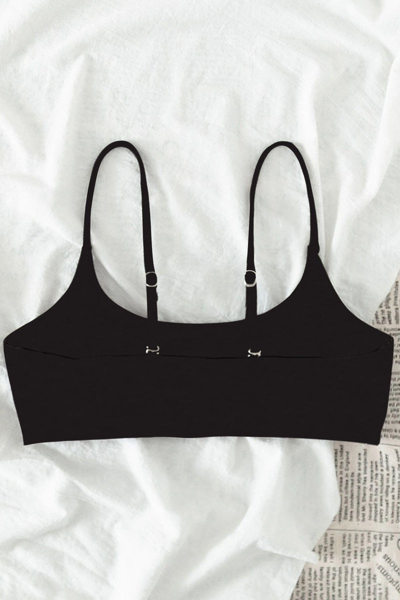 Angelsin Adjustable Strap Stylish Design Bikini Top  - Image 2