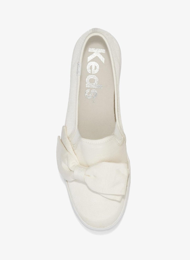 Keds Women's Triple Decker Canvas Floral Embroidery Casual Sneaker Cream - Image 5