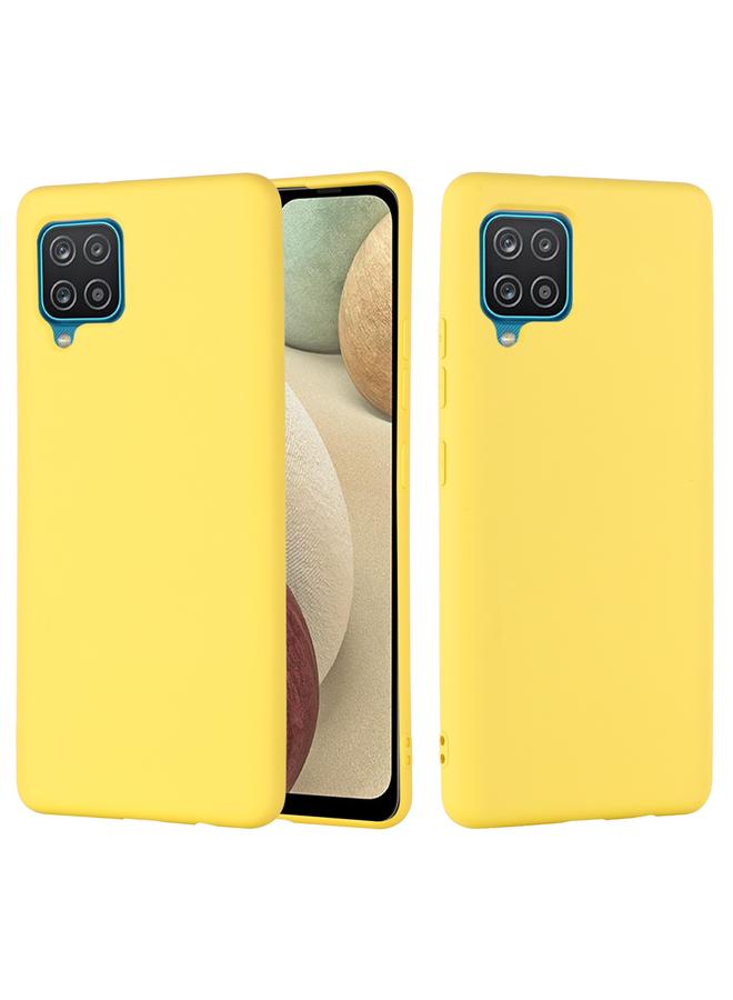 S-TOP Case For Samsung Galaxy A22 4G Solid Color Liquid Silicone Dropproof Full Coverage Protective Case - Image 1