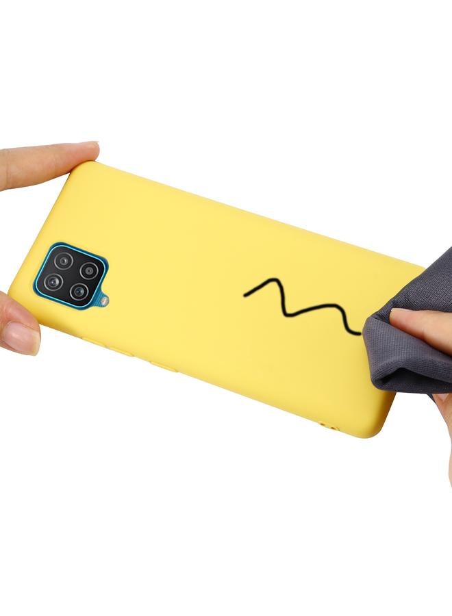 S-TOP Case For Samsung Galaxy A22 4G Solid Color Liquid Silicone Dropproof Full Coverage Protective Case - Image 5