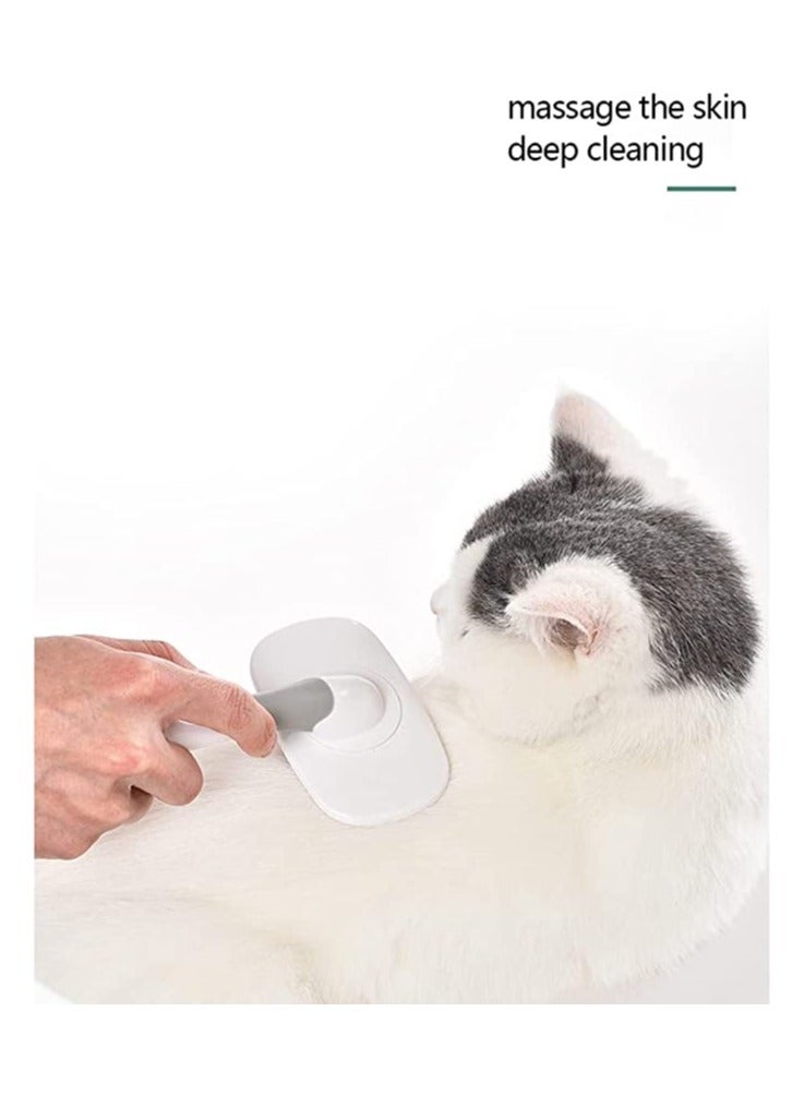 Arabest فرشاة الكلاب فرشاة دوارة بزاوية 360 درجة مع نقطة محدبة لإزالة الشعر فرشاة إزالة شعر القطط والكلاب أداة إزالة الشعر للحيوانات الأليفة فرشاة الكلاب هسكي فرشاة شعر الحيوانات الأليفة لأدوات العناية بالكلاب - Image 4