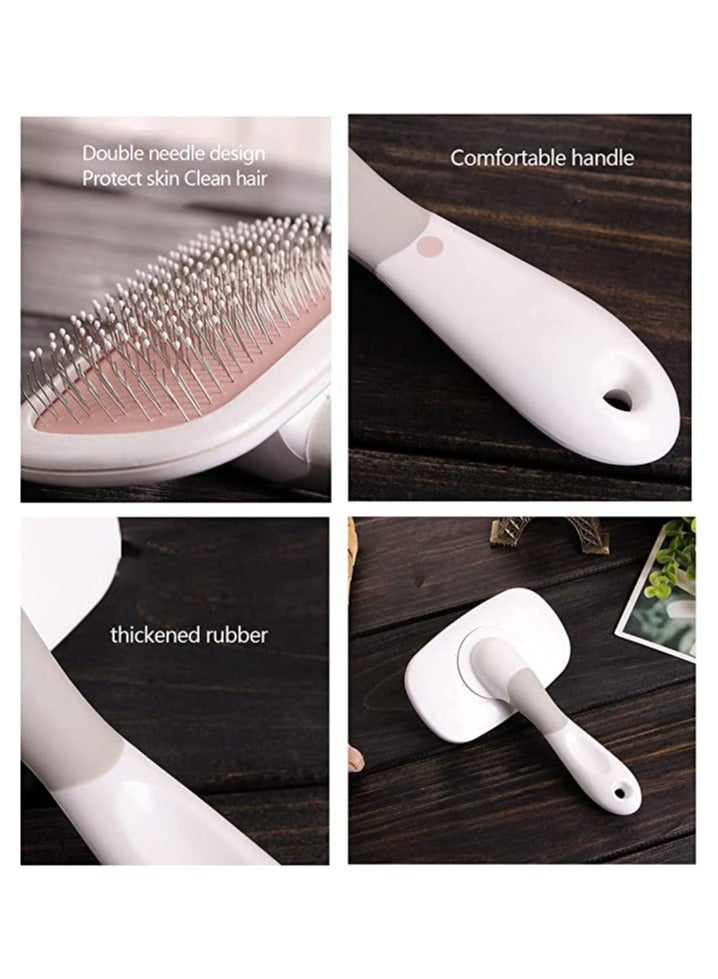 Arabest فرشاة الكلاب فرشاة دوارة بزاوية 360 درجة مع نقطة محدبة لإزالة الشعر فرشاة إزالة شعر القطط والكلاب أداة إزالة الشعر للحيوانات الأليفة فرشاة الكلاب هسكي فرشاة شعر الحيوانات الأليفة لأدوات العناية بالكلاب - Image 2