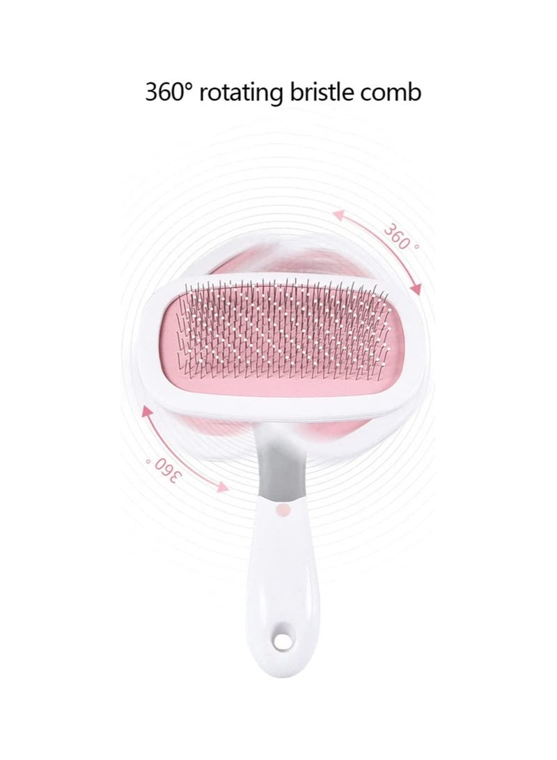 Arabest فرشاة الكلاب فرشاة دوارة بزاوية 360 درجة مع نقطة محدبة لإزالة الشعر فرشاة إزالة شعر القطط والكلاب أداة إزالة الشعر للحيوانات الأليفة فرشاة الكلاب هسكي فرشاة شعر الحيوانات الأليفة لأدوات العناية بالكلاب - Image 5