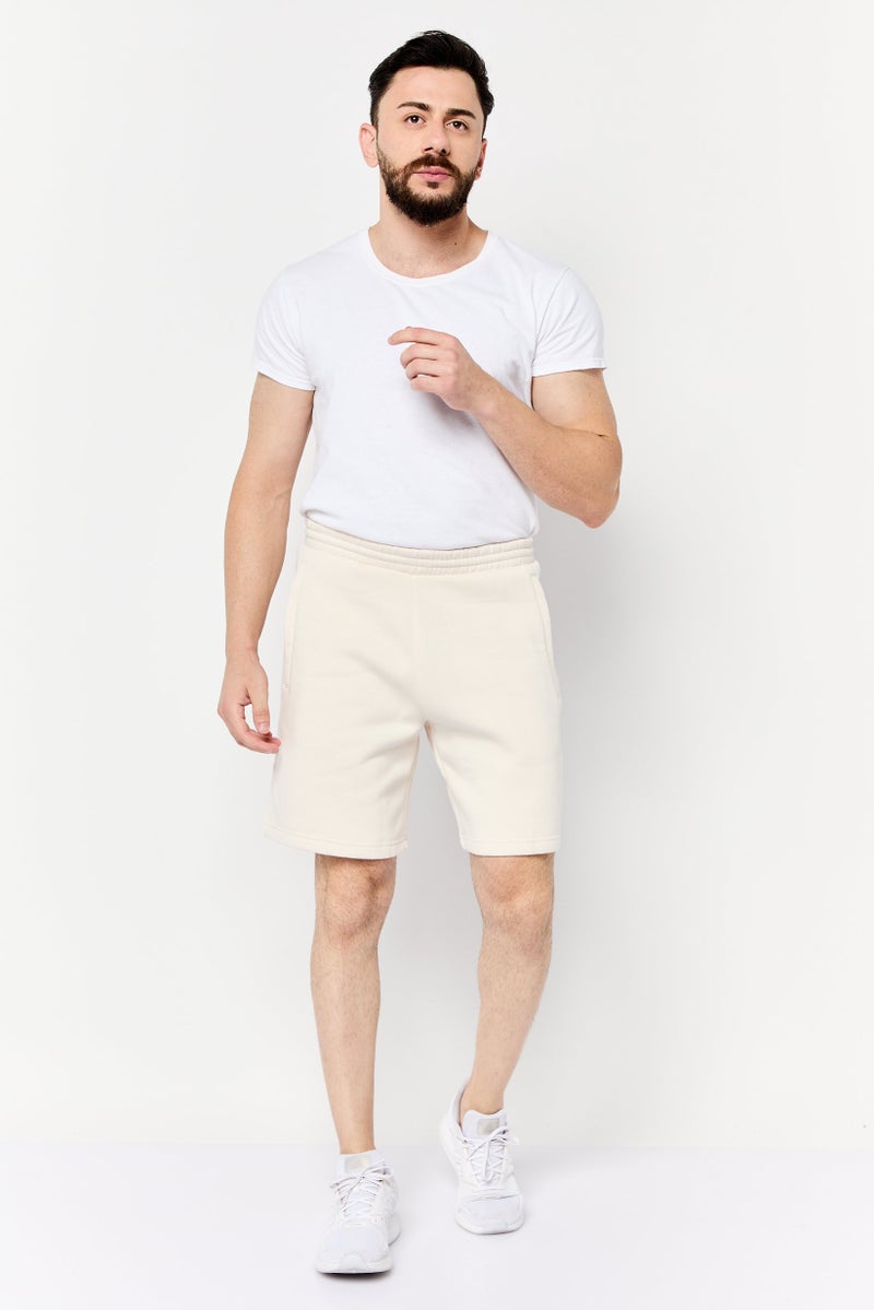 adidas Originals Men Sportswear Fit Outdoor Shorts, Cream - Image 2