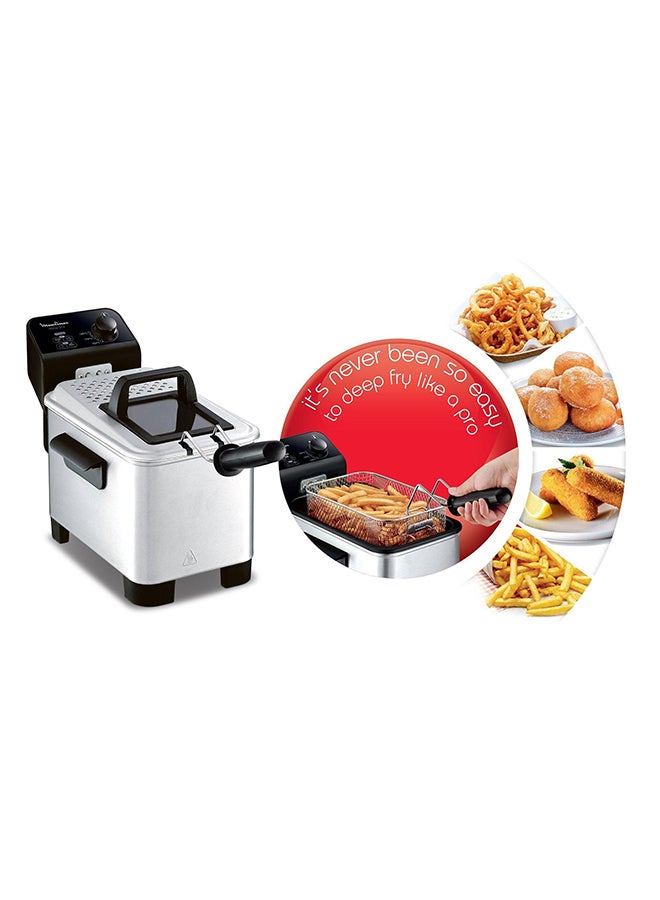 Moulinex Fry Easy Pro 3 L 2200 W AM333027 Silver - Image 2