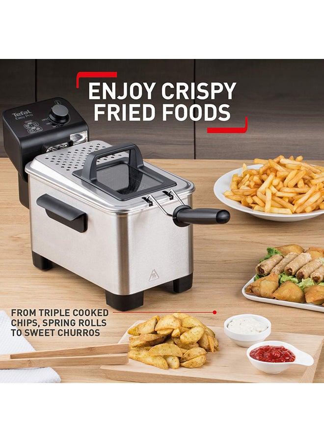 Moulinex Fry Easy Pro 3 L 2200 W AM333027 Silver - Image 3