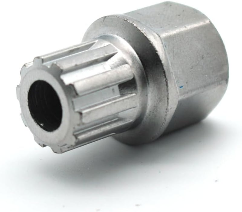55/10Pt Wheel Lock Lugnut Anti-Theft Lug Nut Screw Removal Key Socket S3057 for Vw Audi