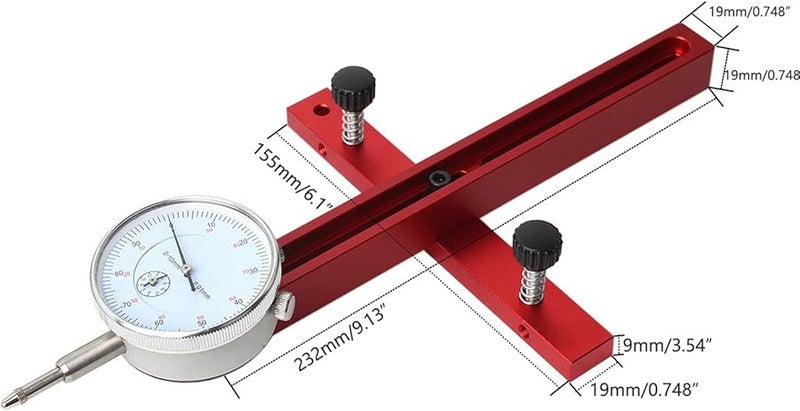 طقم منشار طاولة بمؤشر رقمي من سبائك الألومنيوم مع مقياس زاوية قابل للتعديل لأعمال النجارة - Image 3