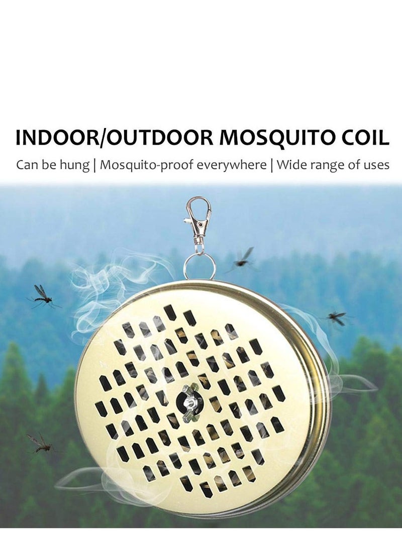 Excefore 6Piece Mosquito Coil Holder Mosquito Coil Metal Holder Mosquito Coil And Incense Burner For Outdoor Use Home And Outdoor Pool Side Patio Deck Camping Hiking Etc  - Image 5