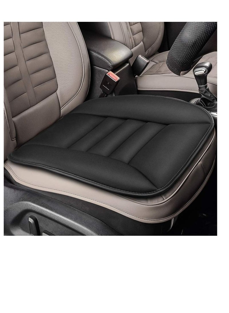 Premium Car Seat Cushion, Comfort Memory Foam Driver Lower Back Pain Relief, Suitable for Driver, Office Chair (Black) - Image 1