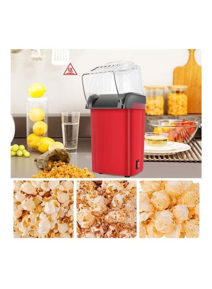 Dreamzon Hot Air Popcorn Machine 1200w, Quick To Complete Healthy Food In 2-3 Minutes 1.8 L 1200.0 W JYDQ-01H Red - Image 2
