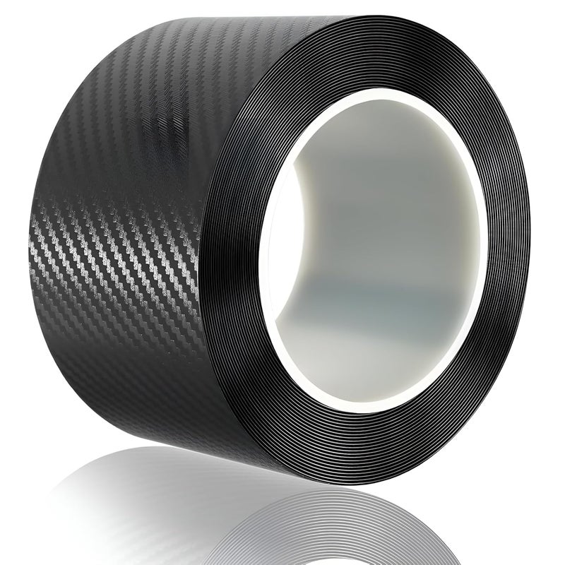 iWagon-Car Carbon Fibre High Gloss Anti Scratch Black Carbon Fiber Paint Protection Film Tape Car Accessories for All Cars - Image 1