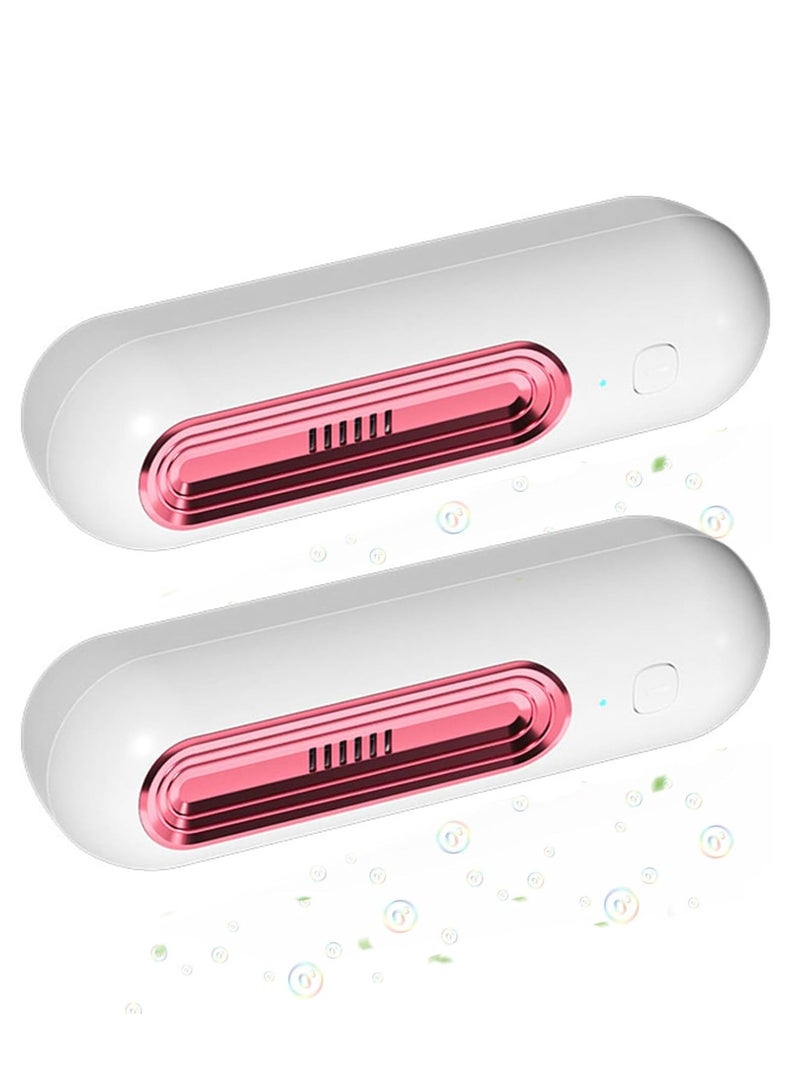 Arabest Usb Fridge Deodorizer,Rechargeable Fridge Deodorizer,Portable Reusable Refrigerator Purifier- Freshenerodor Eliminator For Car, Closet, More Convenient Than Baking Soda And Charcoal Bags (Pink)  - Image 1