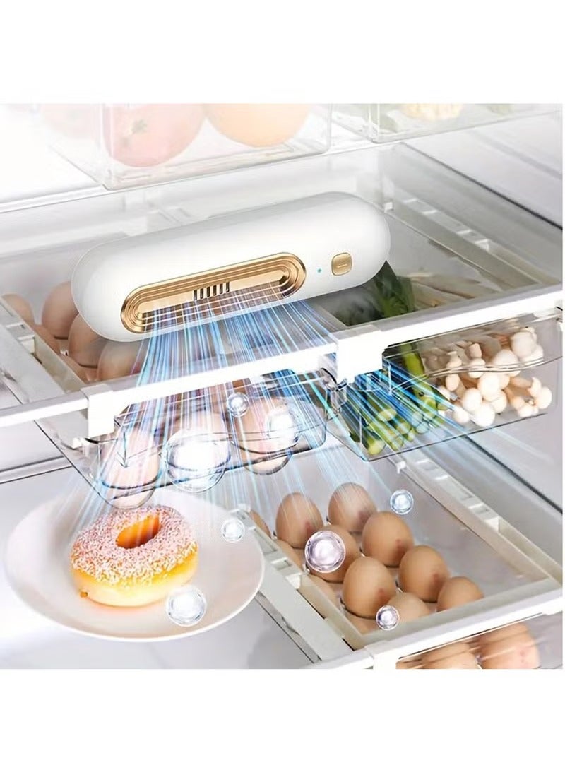 Arabest Usb Fridge Deodorizer,Rechargeable Fridge Deodorizer,Portable Reusable Refrigerator Purifier- Freshenerodor Eliminator For Car, Closet, More Convenient Than Baking Soda And Charcoal Bags (Pink)  - Image 3