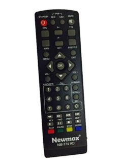 Newmax Remote Control For Satellite Receiver Black 