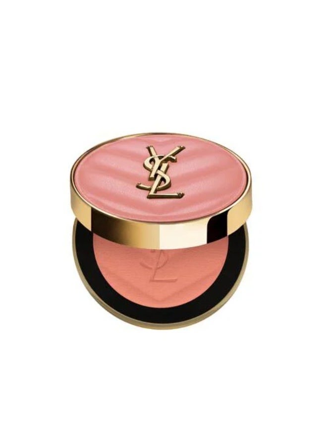 Yves Saint Laurent Make Me Blush Bold Blurring Blush 57 Coral Clash – Long Lasting Soft Focus Powder Blush, Vibrant Coral Matte Finish - Image 1