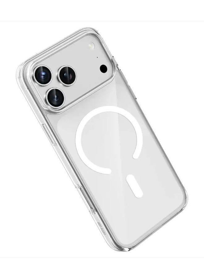 iPhone 17 Pro Max, Shockproof mobile phone case anti-scratch protection cover that supports MagSafe wireless charging, made of high-quality thermoplastic polyurethane - transparent - Image 3