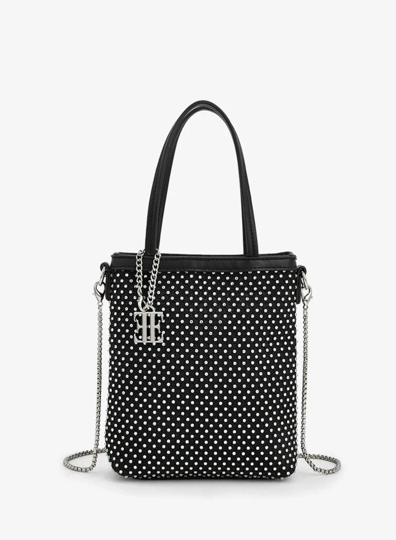 ELLE Elle Embellished Crossbody Bag With Detachable Strap Ramadan Collections