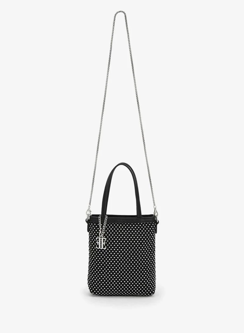 ELLE Elle Embellished Crossbody Bag With Detachable Strap Ramadan Collections