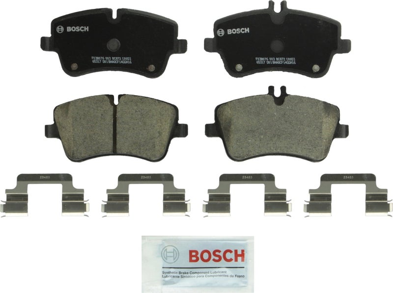 BOSCH BC872 QuietCast Premium Ceramic Disc Brake Pad Set - Compatible With Select Mercedes-Benz C200, C230, C240, C280, C320, C350, CLK280, CLK320, CLK350, SLK280, SLK300; FRONT - Image 5