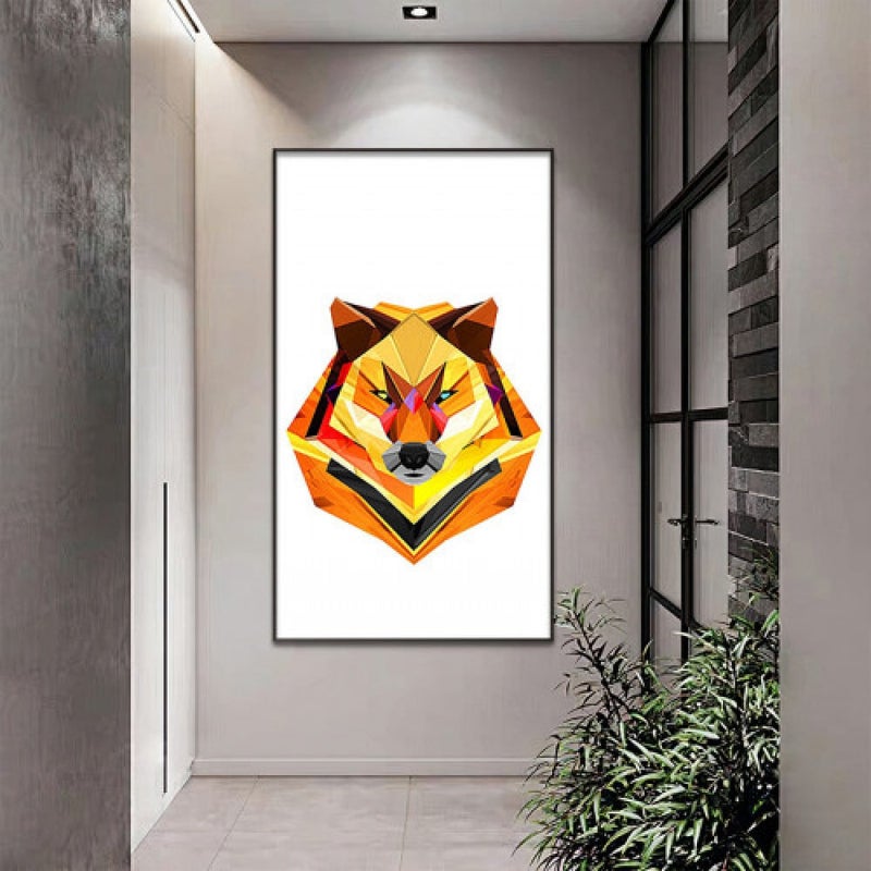 Marktna Modern design canvas painting with a hollow frame, size (60×90), one piece - Image 1