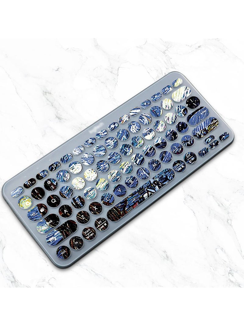 Keyboard Cover Skin, 1Pcs Ultra Thin Silicone Keyboard Cover Compatible for Logitech K380 Multi-Device Bluetooth Keyboard Protective Skin