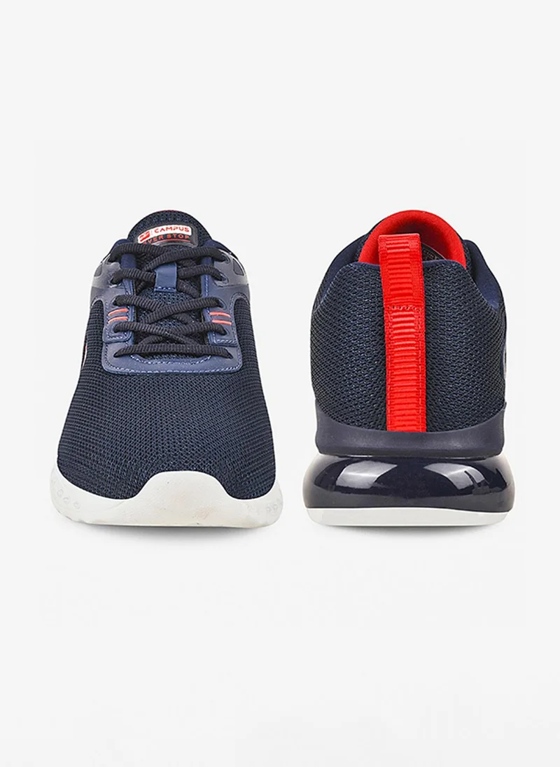 كامبس Men Gamma Pu Cushion Lace-Up Running-Navy