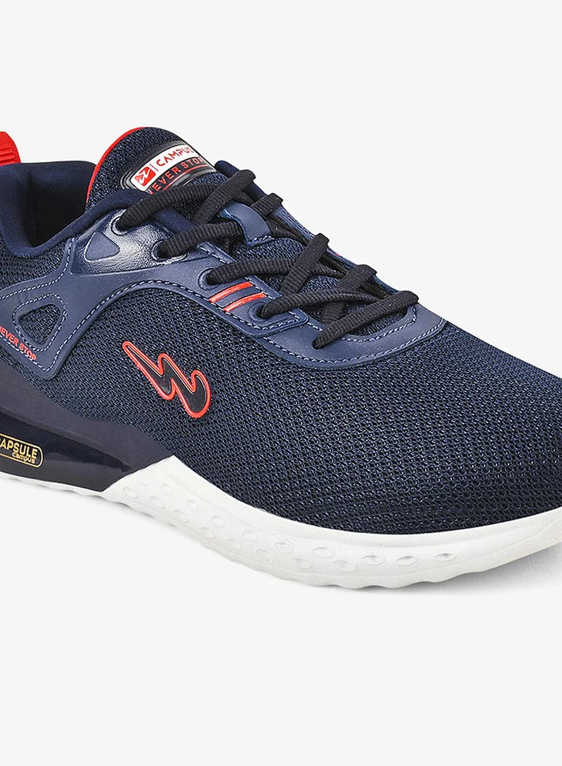 Campus Navy Men Gamma Pu Cushion Lace-Up Running-Navy for Men | Best Price UAE