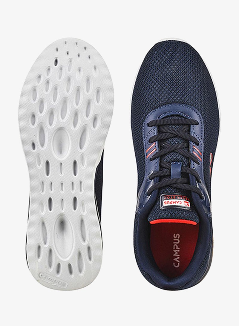 CAMPUS Men Gamma Pu Cushion Lace-Up Running-Navy - Image 3