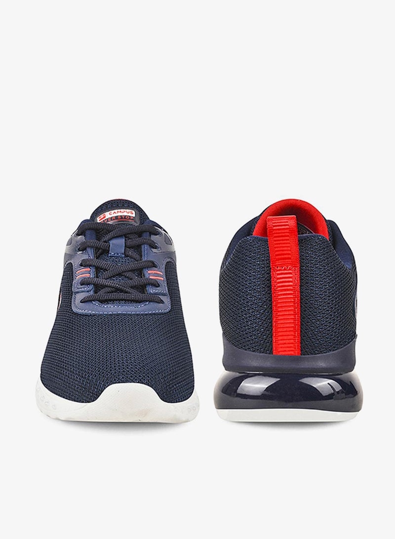 CAMPUS Men Gamma Pu Cushion Lace-Up Running-Navy - Image 2