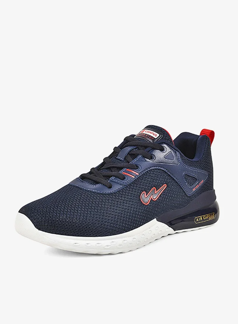 Campus Navy Men Gamma Pu Cushion Lace-Up Running-Navy for Men | Best Price UAE