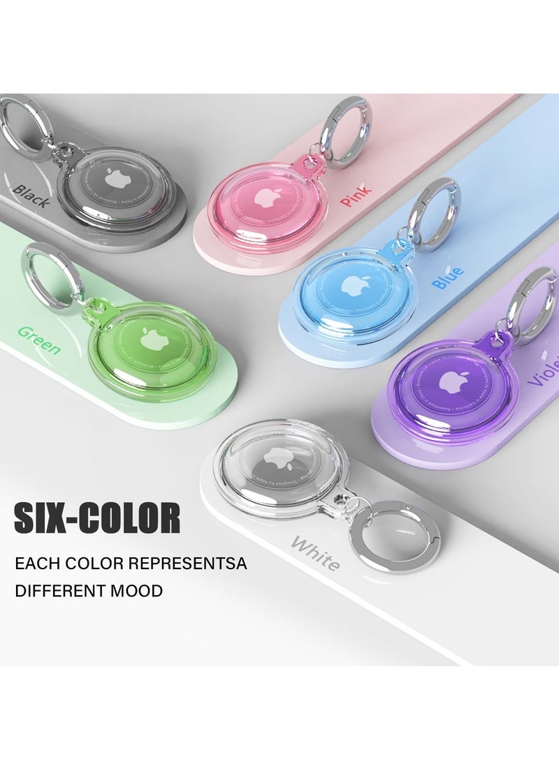 4-Pack Airtag Holder, Waterproof 4-Pack Airtag Protective Case With Airtag Keychain, Air Tag Holder Is Shockproof And Scratch-Resistant For Pet Tracking, Bags, Children, Keys, Luggage  - Image 4