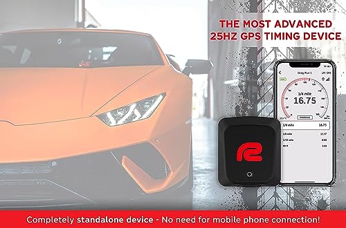RACEBOX Mini S - Standalone GPS Based Performance Meter Box 25Hz - Car and Motorcycle Lap Timer and Drag Meter with Mobile App - Vehicle Racing Timing System - Image 4
