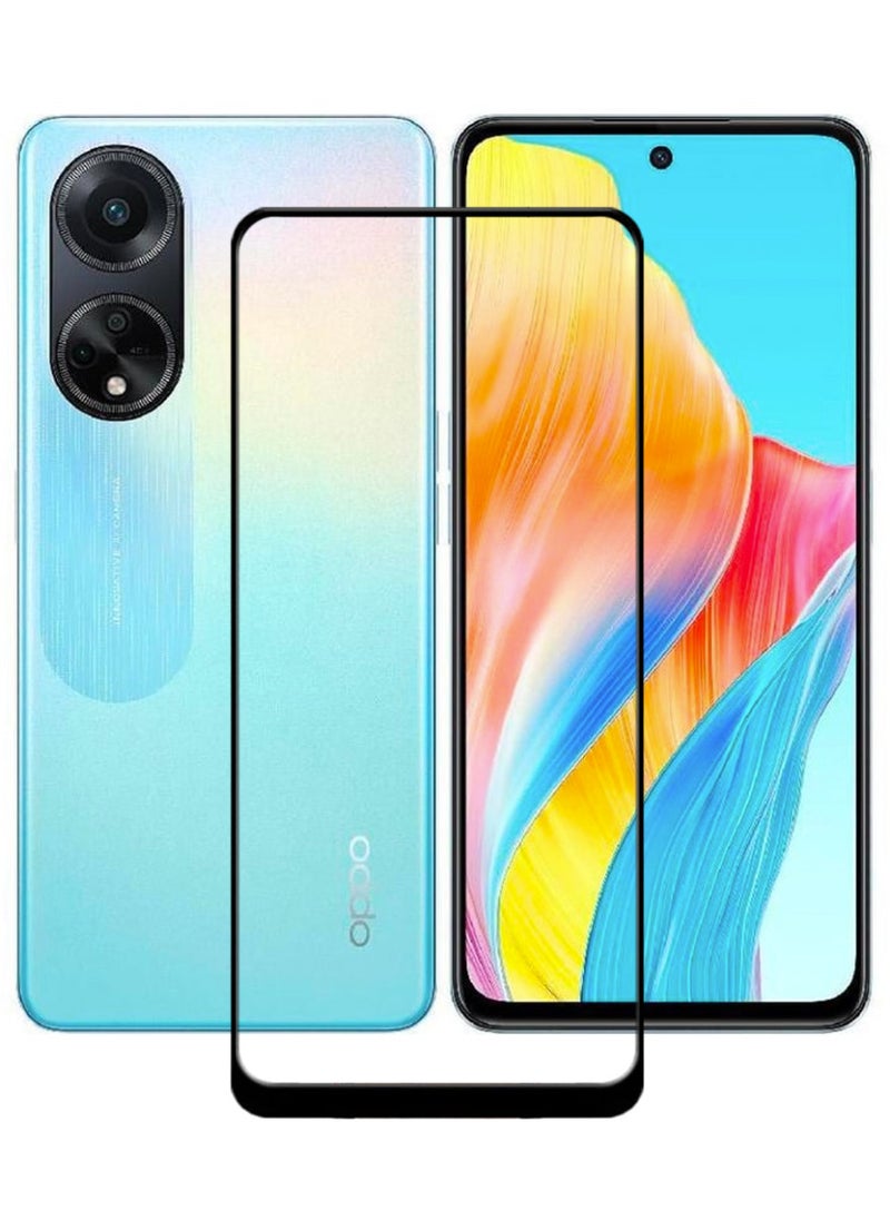 ACLIX Antistatic ESD Dustproof Premium Quality High Definition Tempered Glass Screen Protector Designed For Oppo A98 - Image 1
