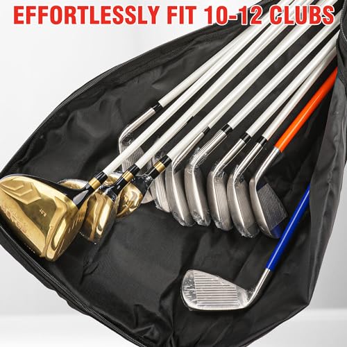 prowithlin EagleGlo Golf Bag, Golf Travel Bag Foldable & Adjustable, Golf Carry Bag Holds A Full Set of Clubs, Golf Bags for 8-10 Golf Clubs, Small Golf Bag Practice Bag, Carry Golf Bags for Men, Women - Image 4